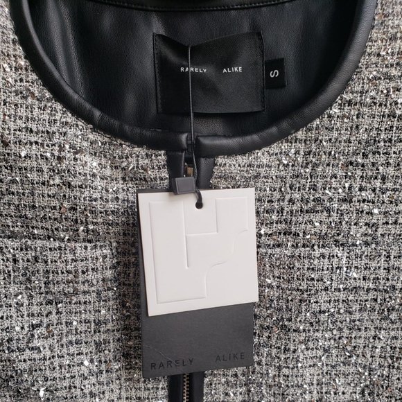 Rarely Alike Silver Tweed Jacket - Picture 3 of 4